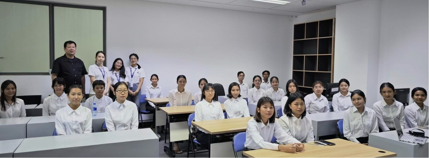 Hospitality training class in Yangon